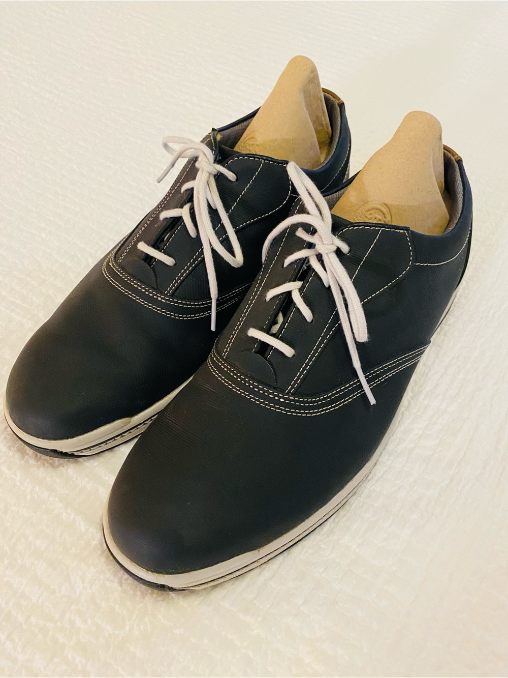 FootJoy Black Onyx Athletic Lace-Up Golf Shoes